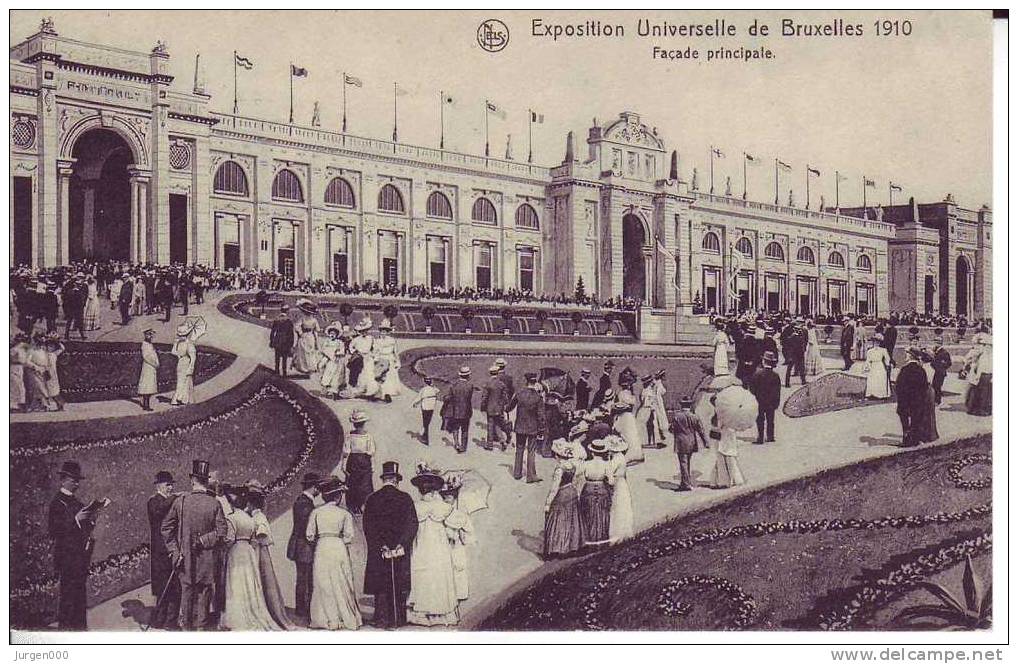 Brussel 1910 - Facade principale (2717)