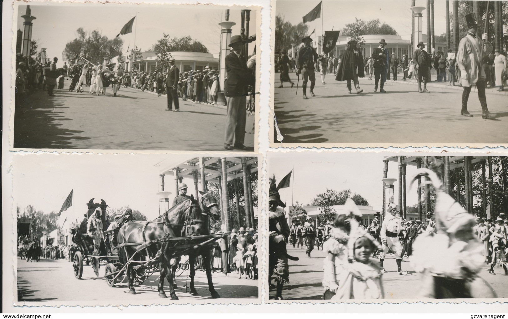 BRUSSEL 1935  8 FOTO'S  11 X 6,5 CM. HISTORISCHE STOET