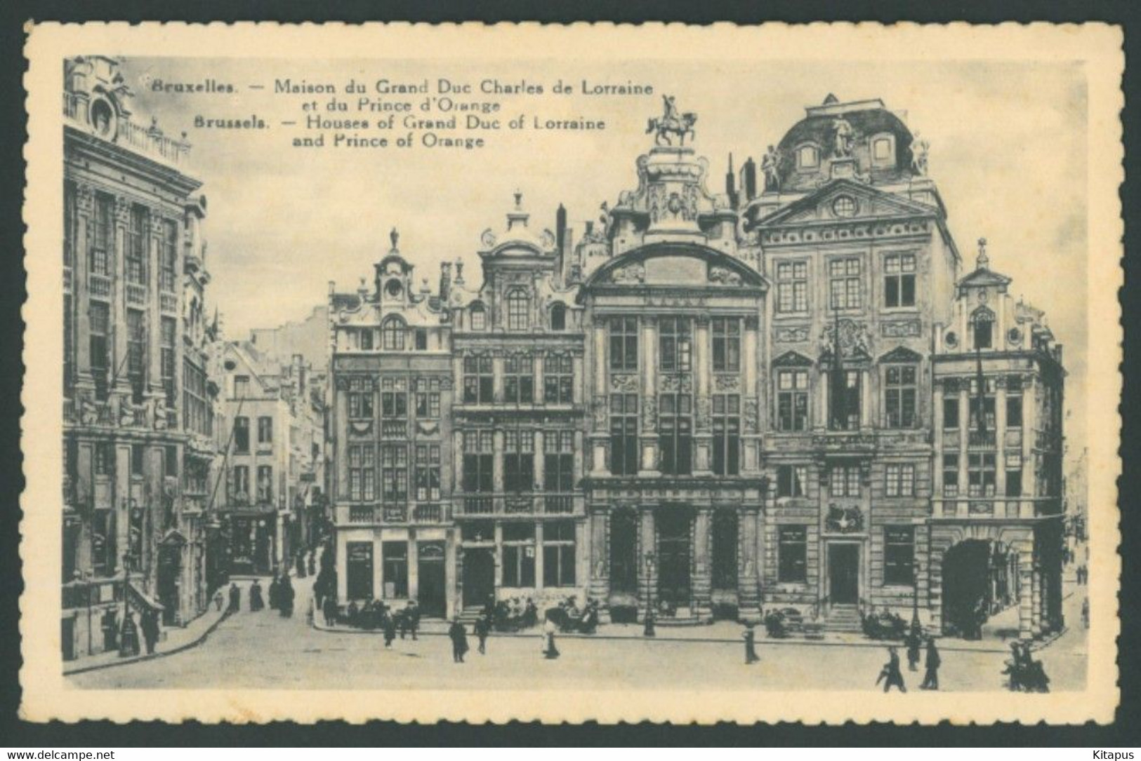 BRUSSELS vintage postcard Bruxelles Belgium