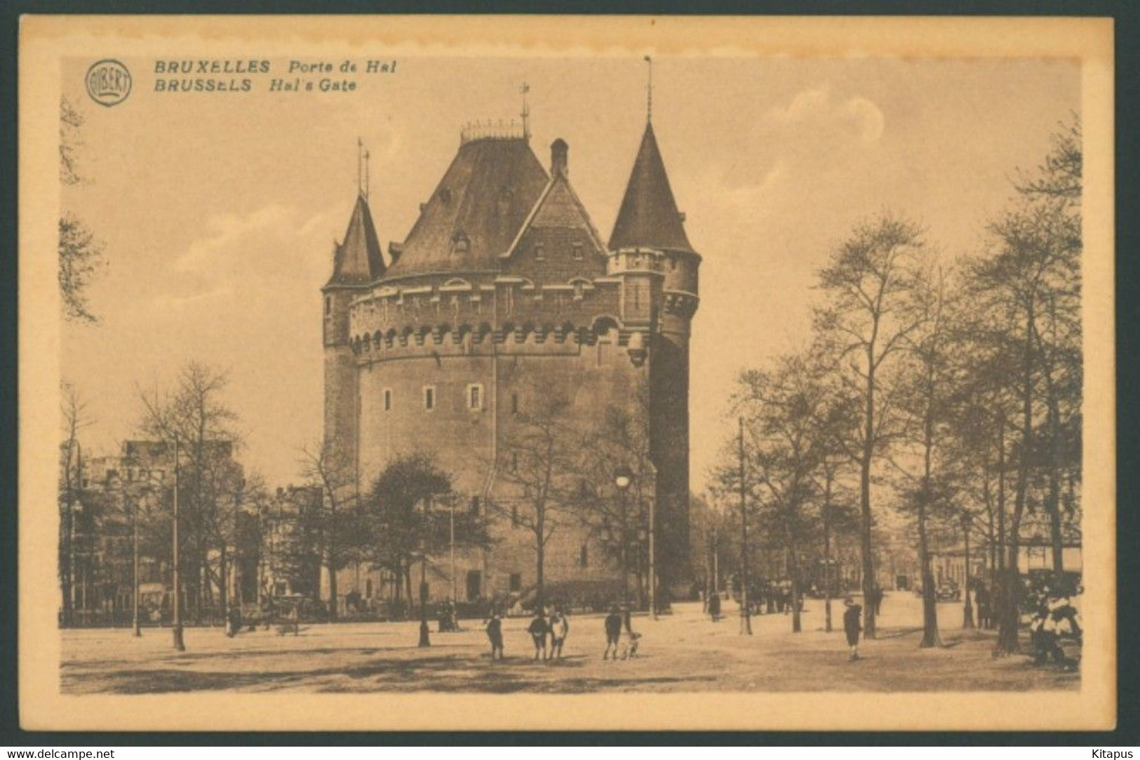 BRUSSELS vintage postcard Bruxelles Belgium