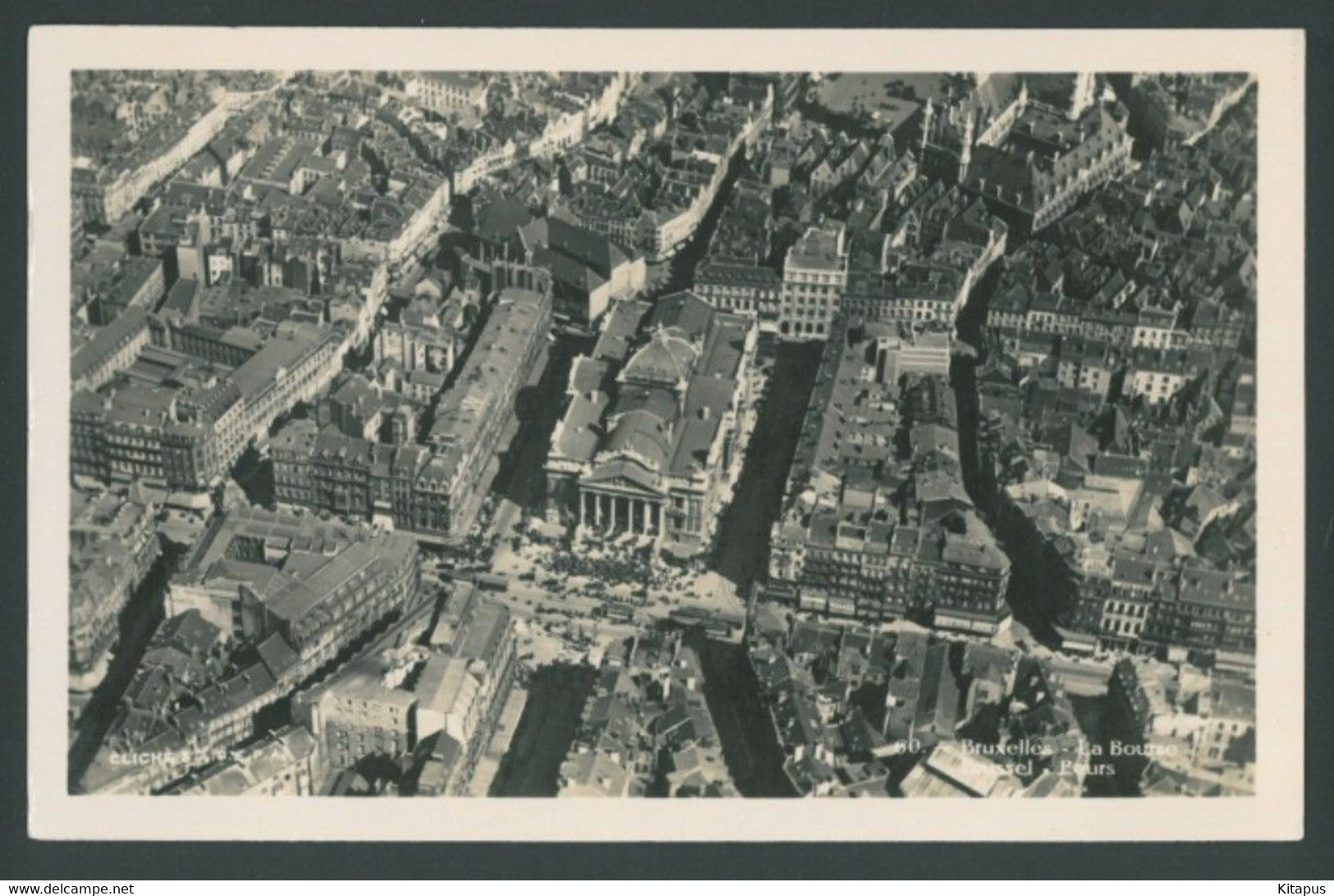 BRUSSELS vintage postcard Bruxelles Belgium