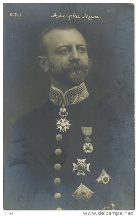 Bruxelles - Brussel :  Adolphe Max  (  Burgemestre - Burgemeester  )