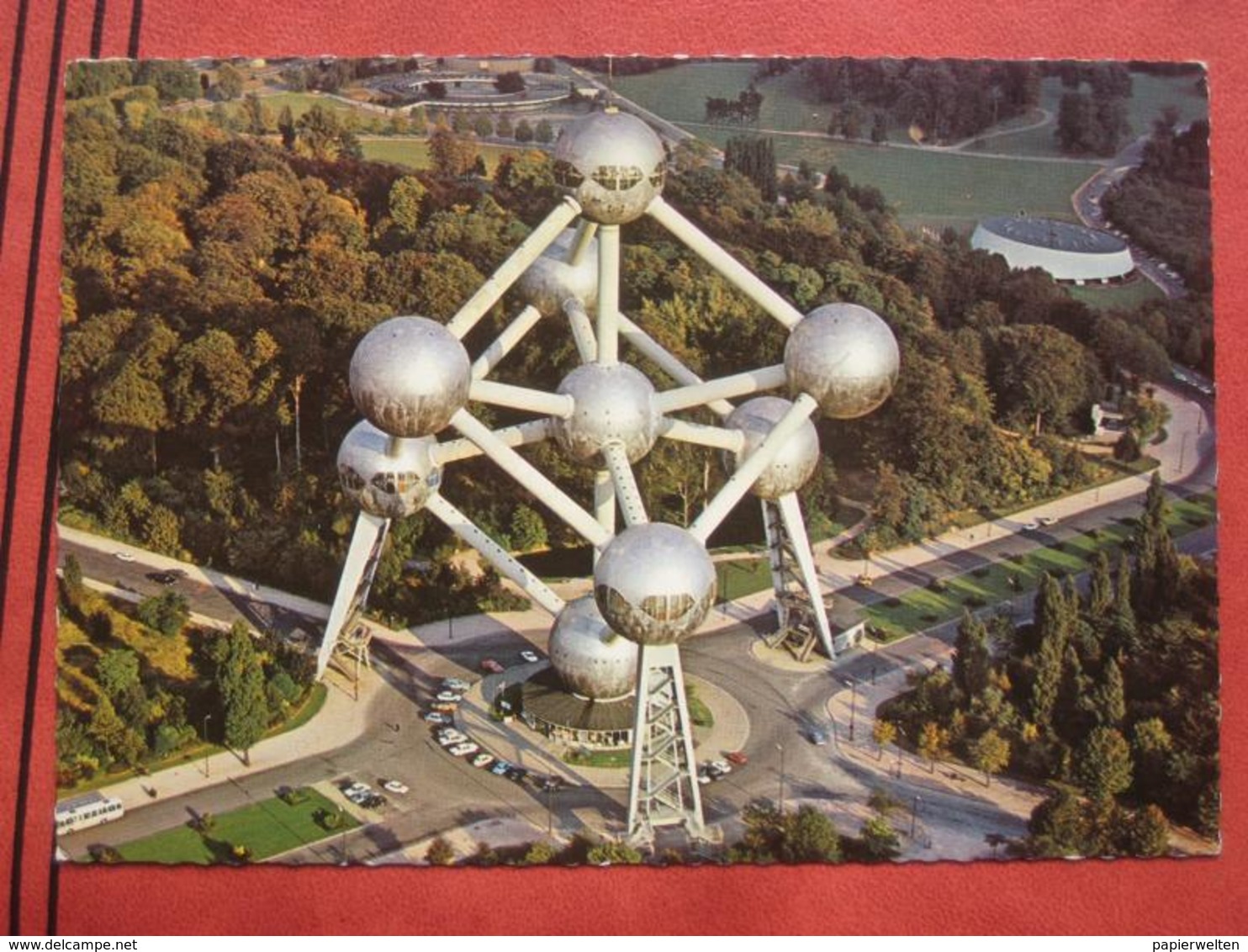 Bruxelles / Brussel - Flugaufnahme Atomium