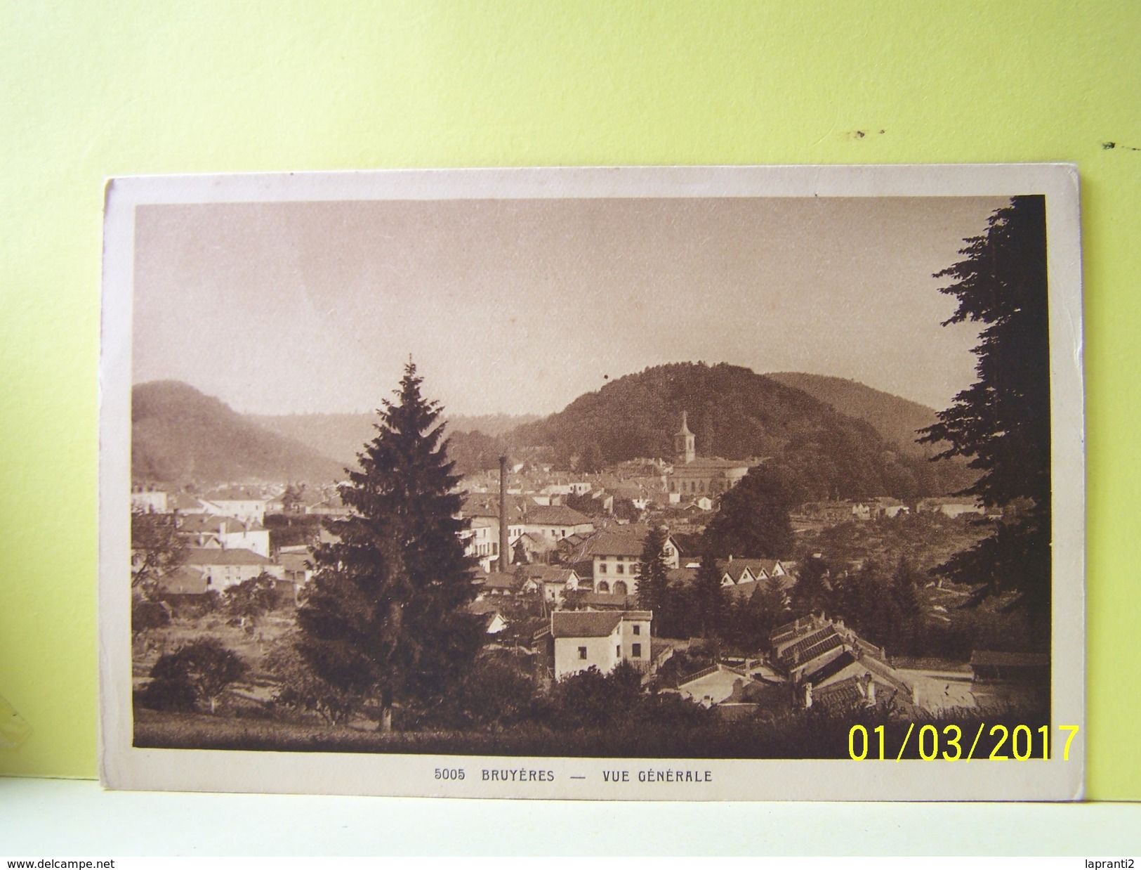 BRUYERES (VOSGES) VUE GENERALE.