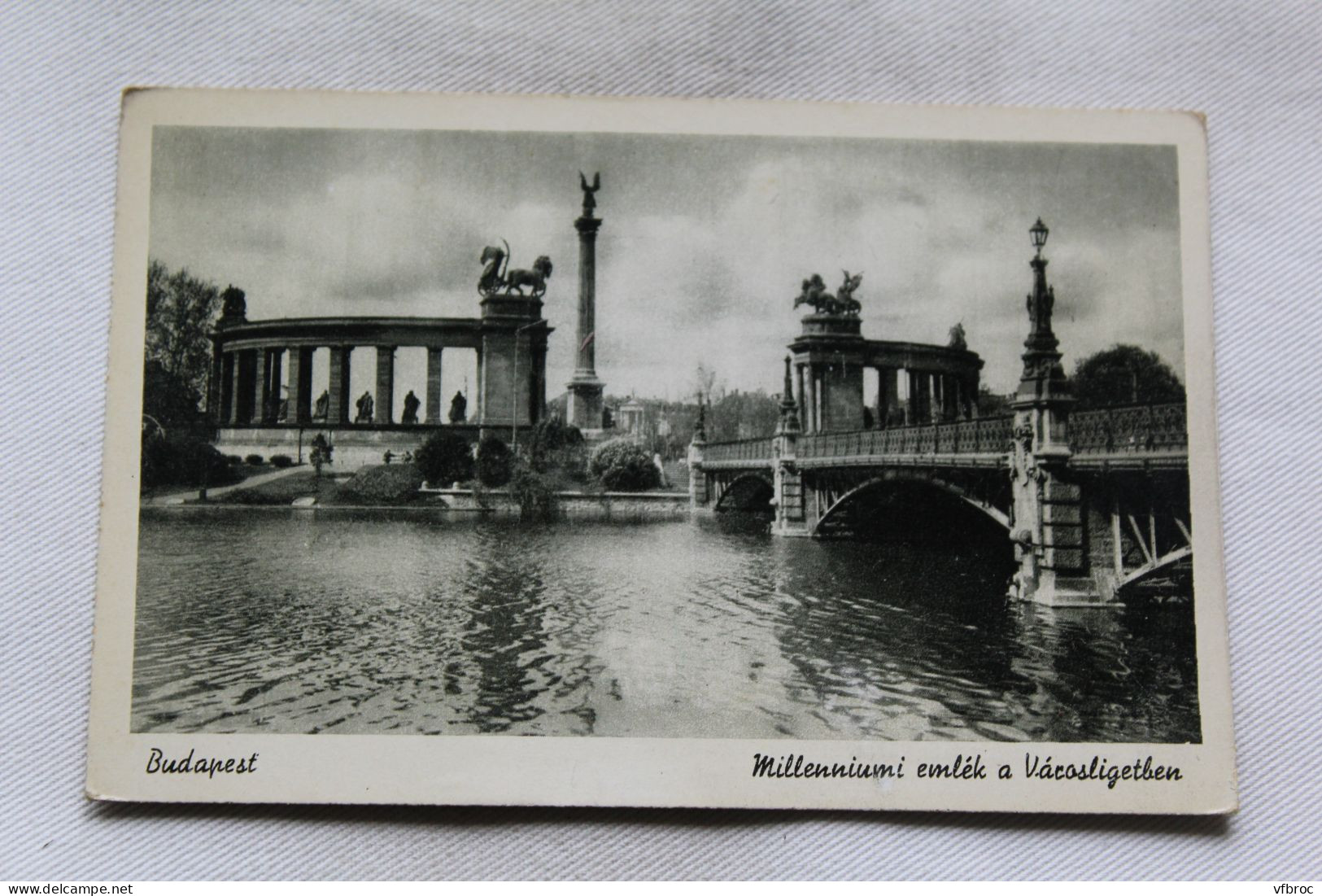 Budapest, millenium denkmal im stadtwaldchen, Hongrie