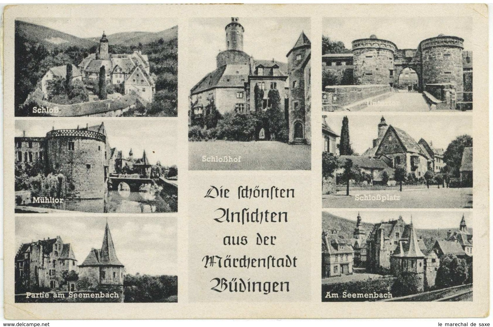 Büdingen Ansichtskarte 1944