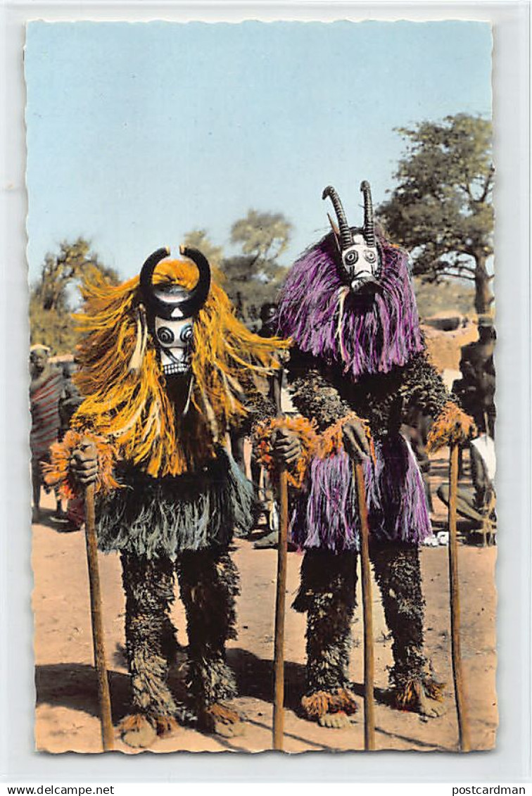 Burkina Faso - Danseurs masqués - Ed. Attié 3692