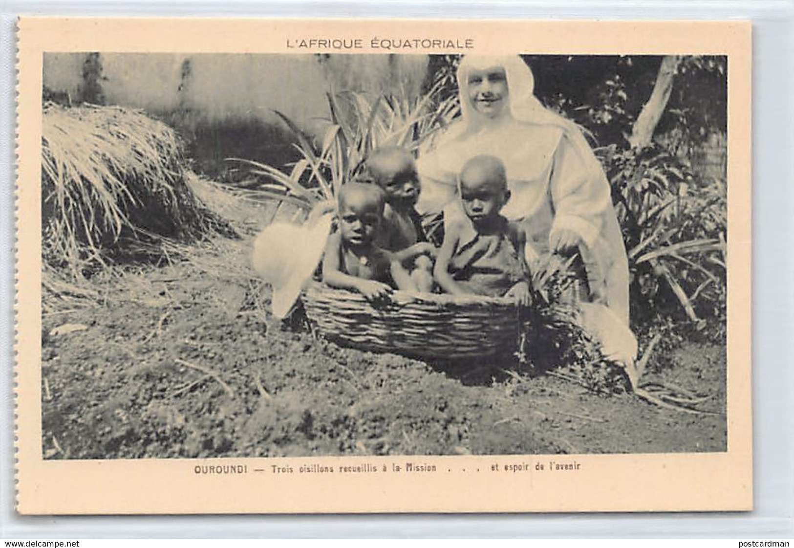 Burundi - Three orphans rescued by the Mission - Publ. Soeurs Missionnaires de Notre-Dame d'Afrique