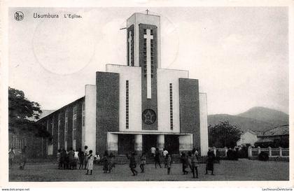 BURUNDI - Usumbura - L'église - Animé - Carte Postale Ancienne