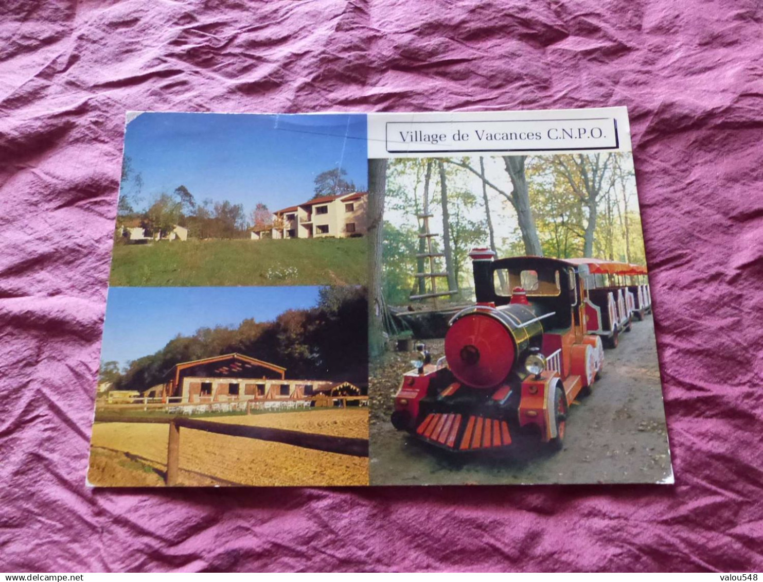 C-1609 ,  BAILLET EN FRANCE , Village de Vacances C.N.P.O , Petit train touristique