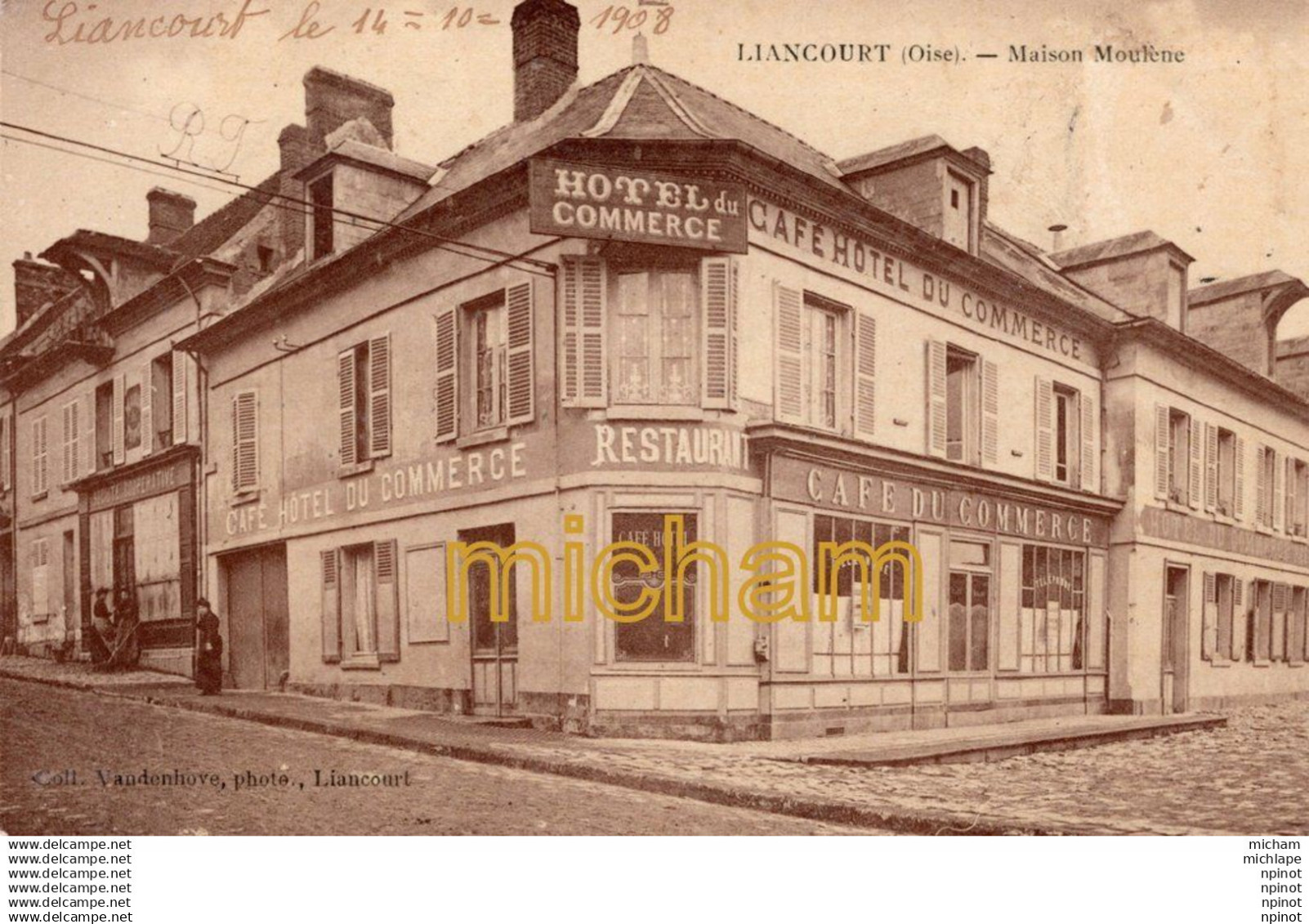 C P A  60  -  LIANCOURT  - maison moulène