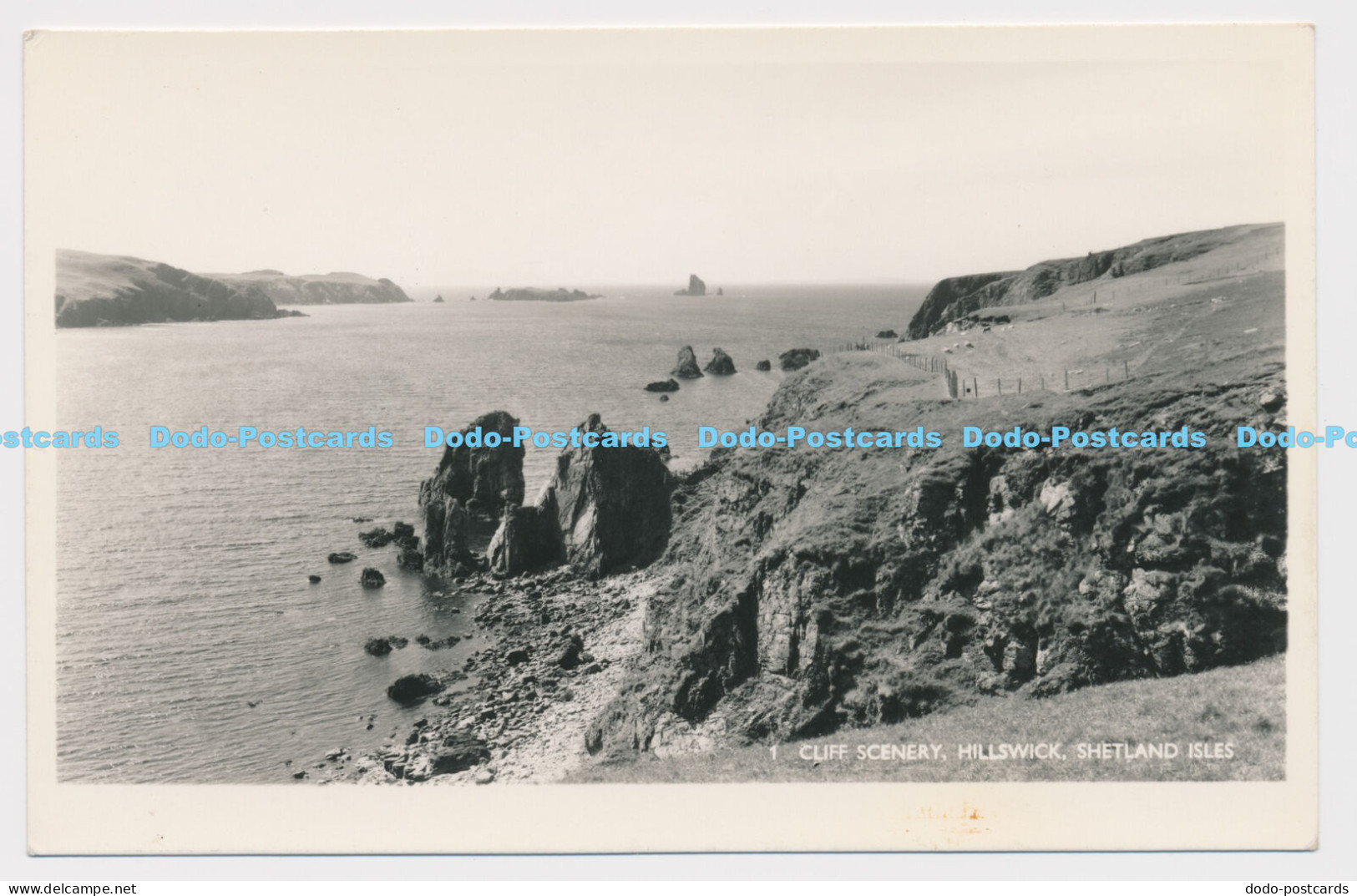 C005795 1. Cliff Scenery. Hillswick. Shetland Isles. RP