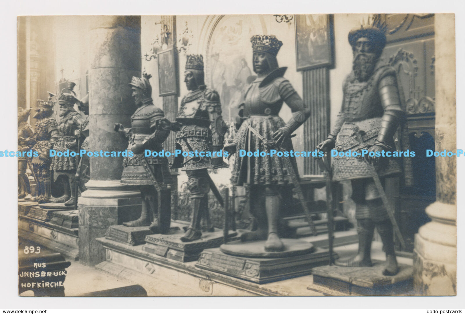 C006584 893. Aus Innsbruck Hofkirche. Statues. A. Stockhammer. Tirol. 1921