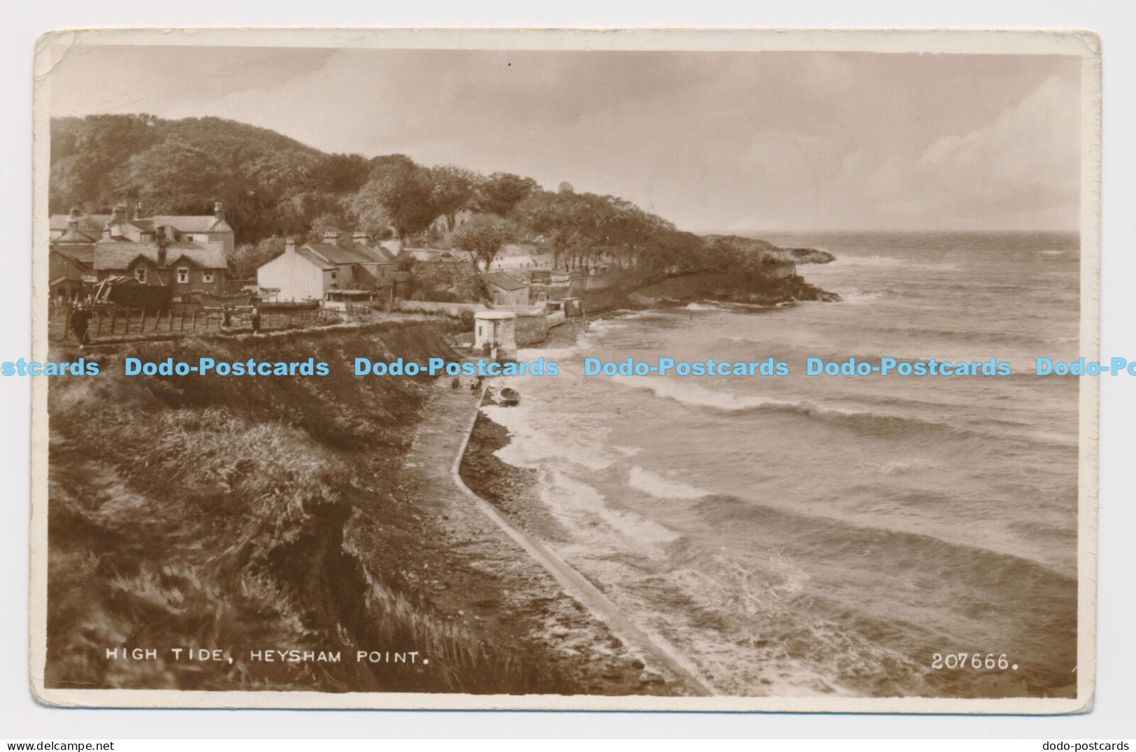 C006842 High Tide. Heysham Point. 207666. Valentines. RP. 1953