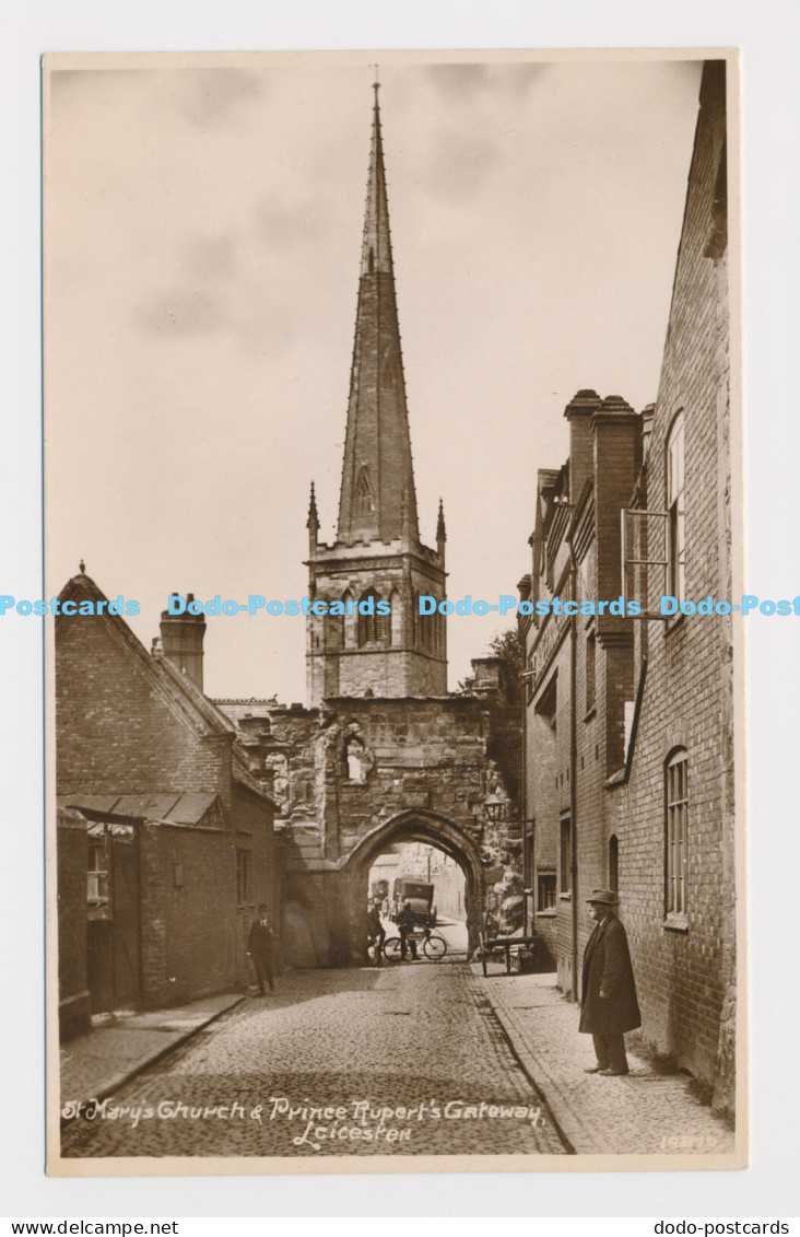 C015599 Leicester. St. Mary Church and Prince Rupert Gateway. The Campbell Serie