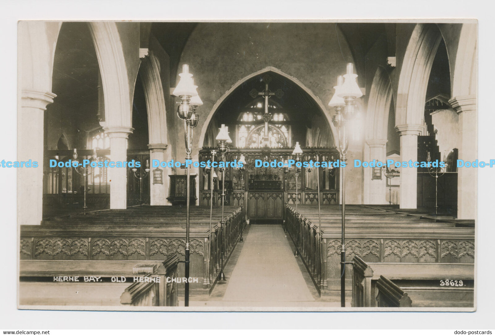 C015764 Herne Bay. Old Herne Church. Photochrom. RP