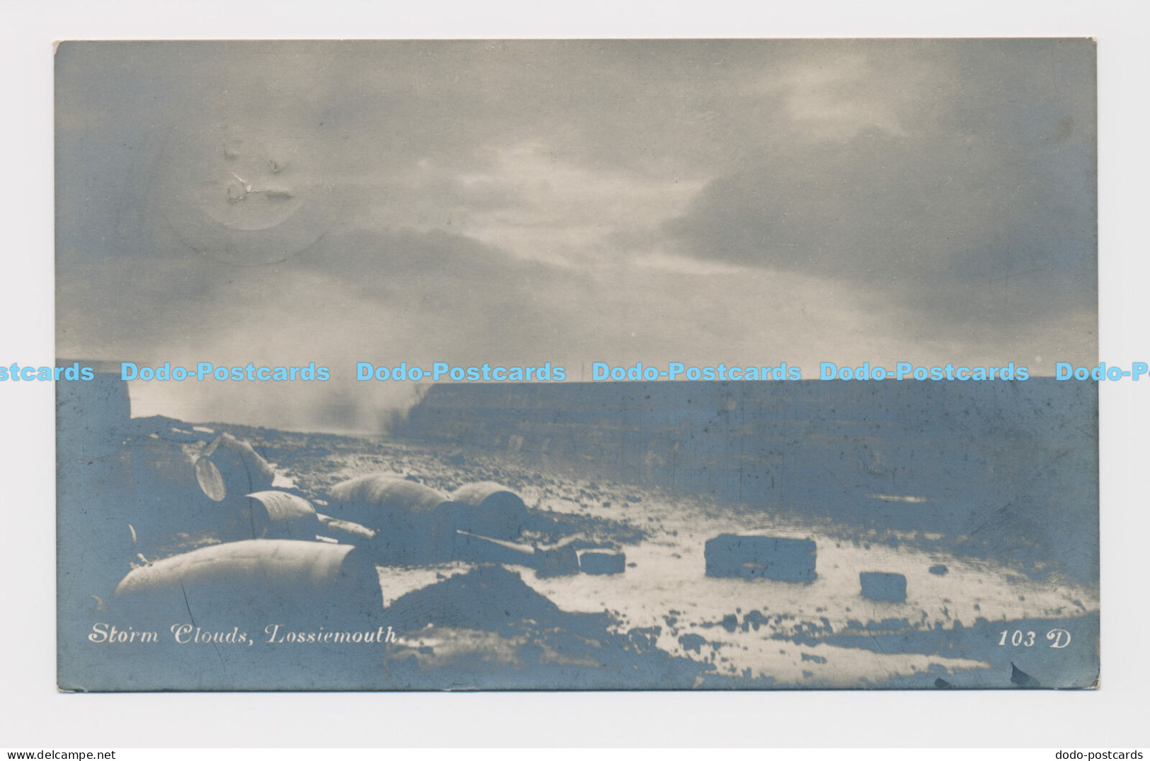 C019292 Lossiemouth. Storm Clouds. J. D. Yeadon. Moray Series. 1916