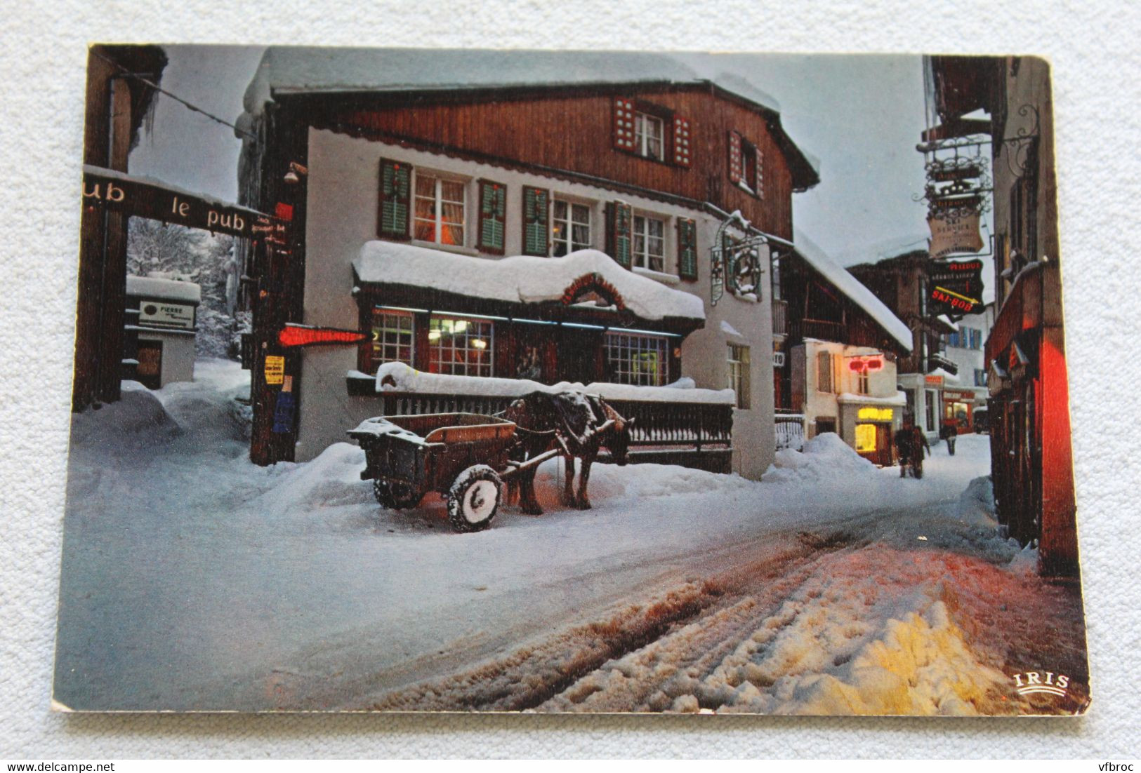 C709, Cpm 1972, Megeve, le village sous la neige, Haute Savoie 74