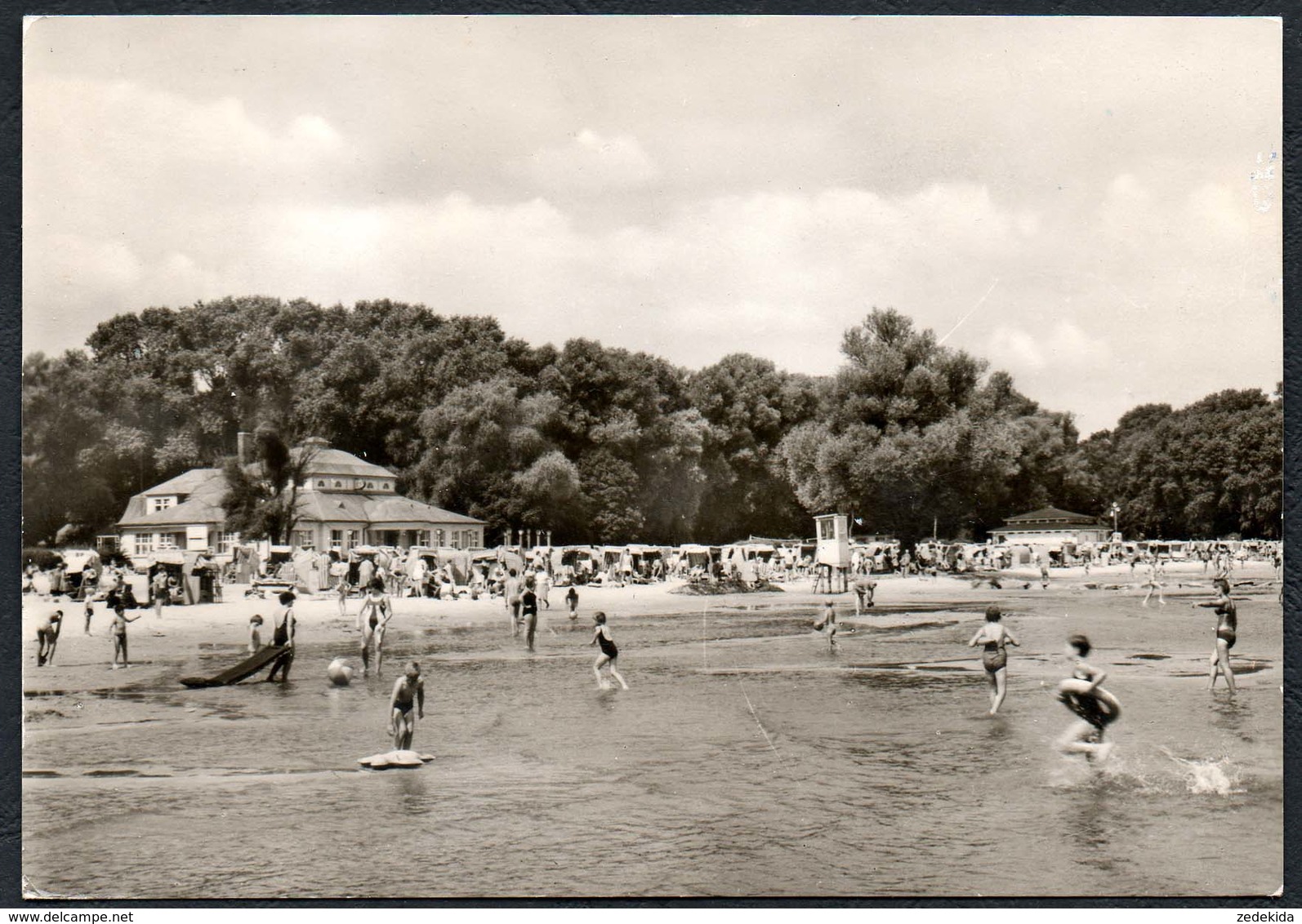 C7329 - Ückermünde Ueckermünde - Am Strand Freibad - Bild und Heimat Reichenbach