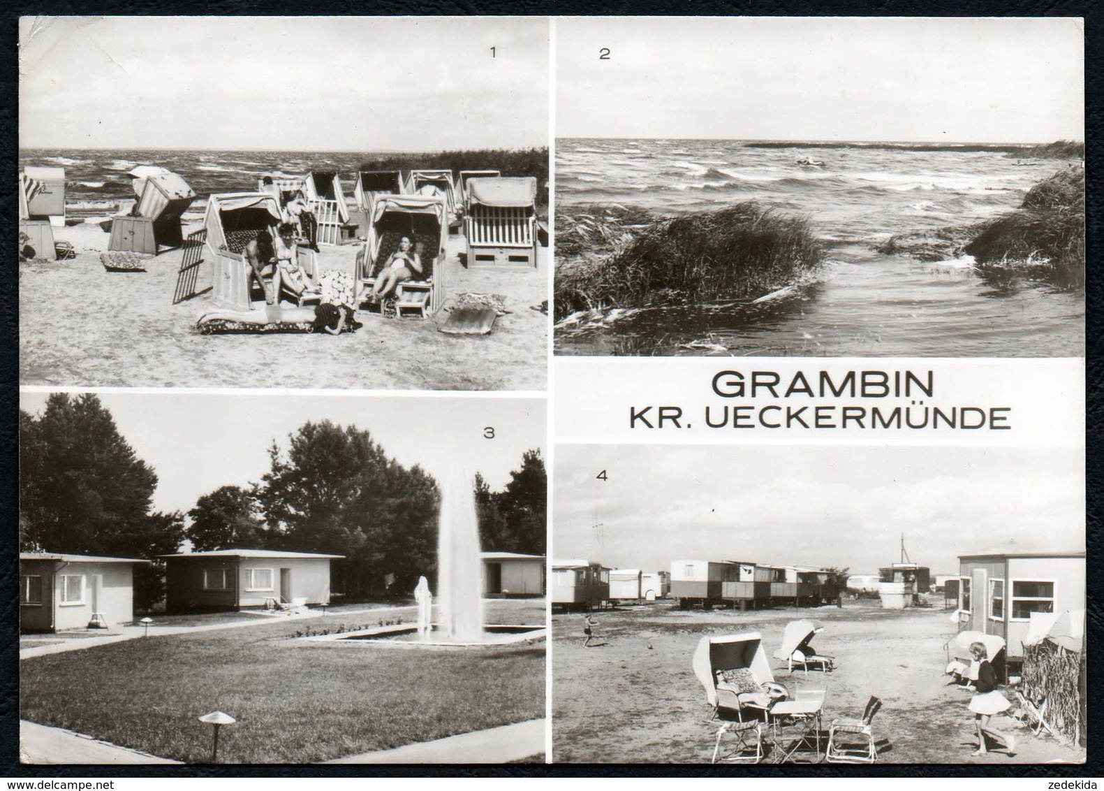 C7330 - Grambin Kr. Ückermünde Ueckermünde - MBK Urlaubersiedlung Haffblick Zeltplatz - Bild und Heimat Reichenbach