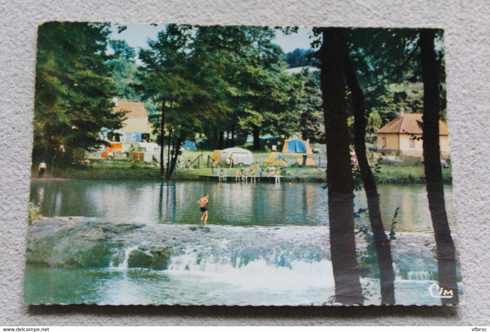 C847, Cpm 1974, le barrage et le camping de Clécy, Calvados 14