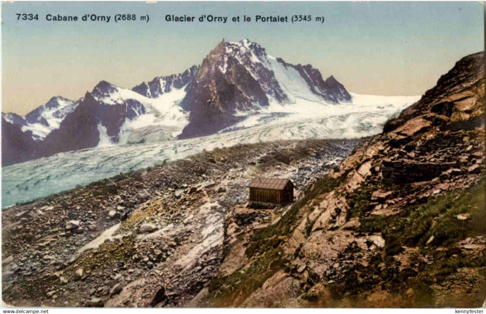 Cabane d Orny Gletscher