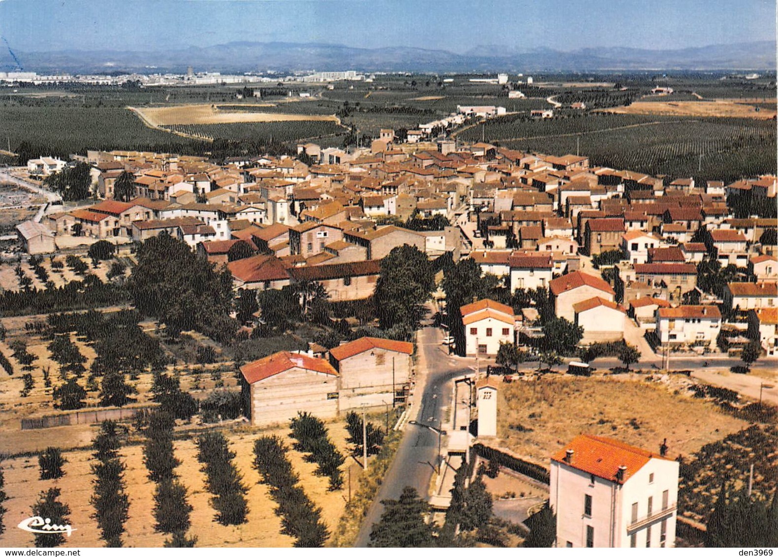 CABESTANY - Vue générale aérienne