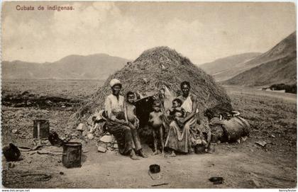 Cabo Verde - Cubata de indigenas