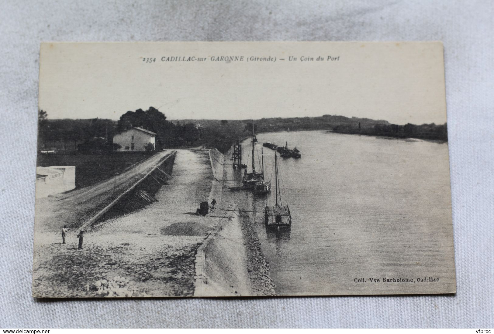 Cadillac sur Garonne, un coin du port, Gironde 33