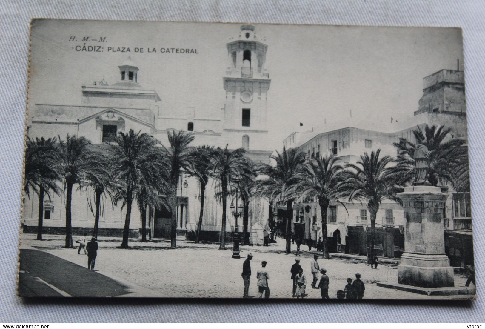 Cadiz, plaza de la catedral, Espagne