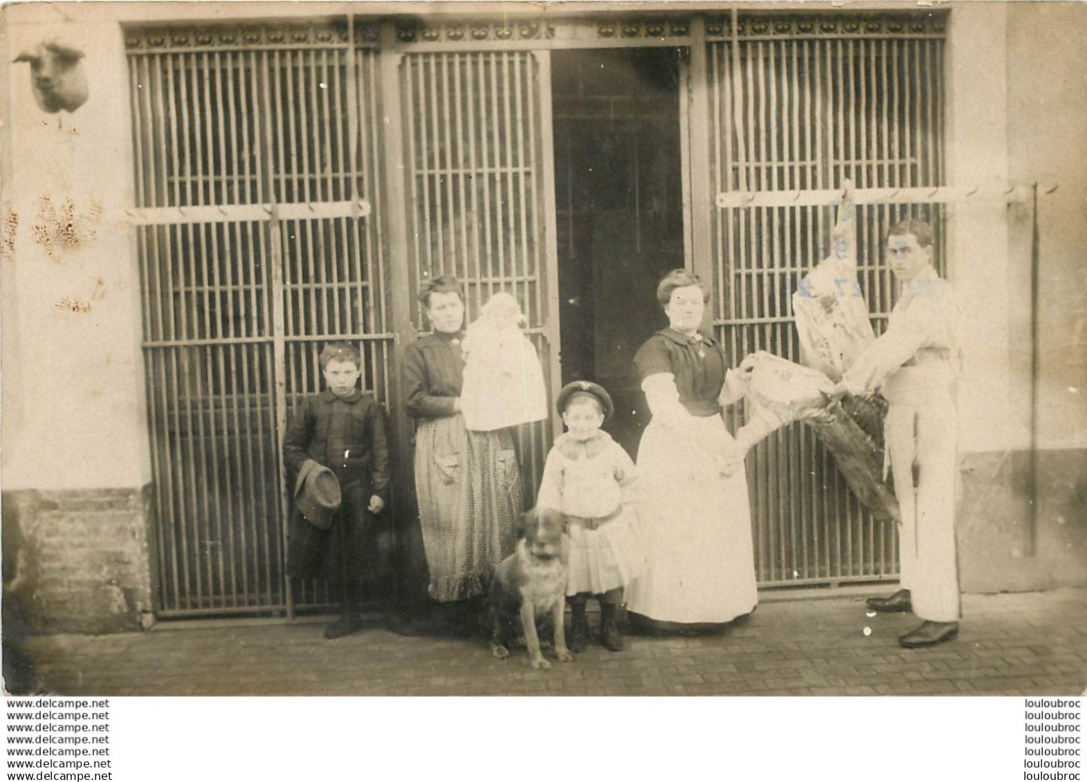 CAEN BOUCHERIE CARTE PHOTO