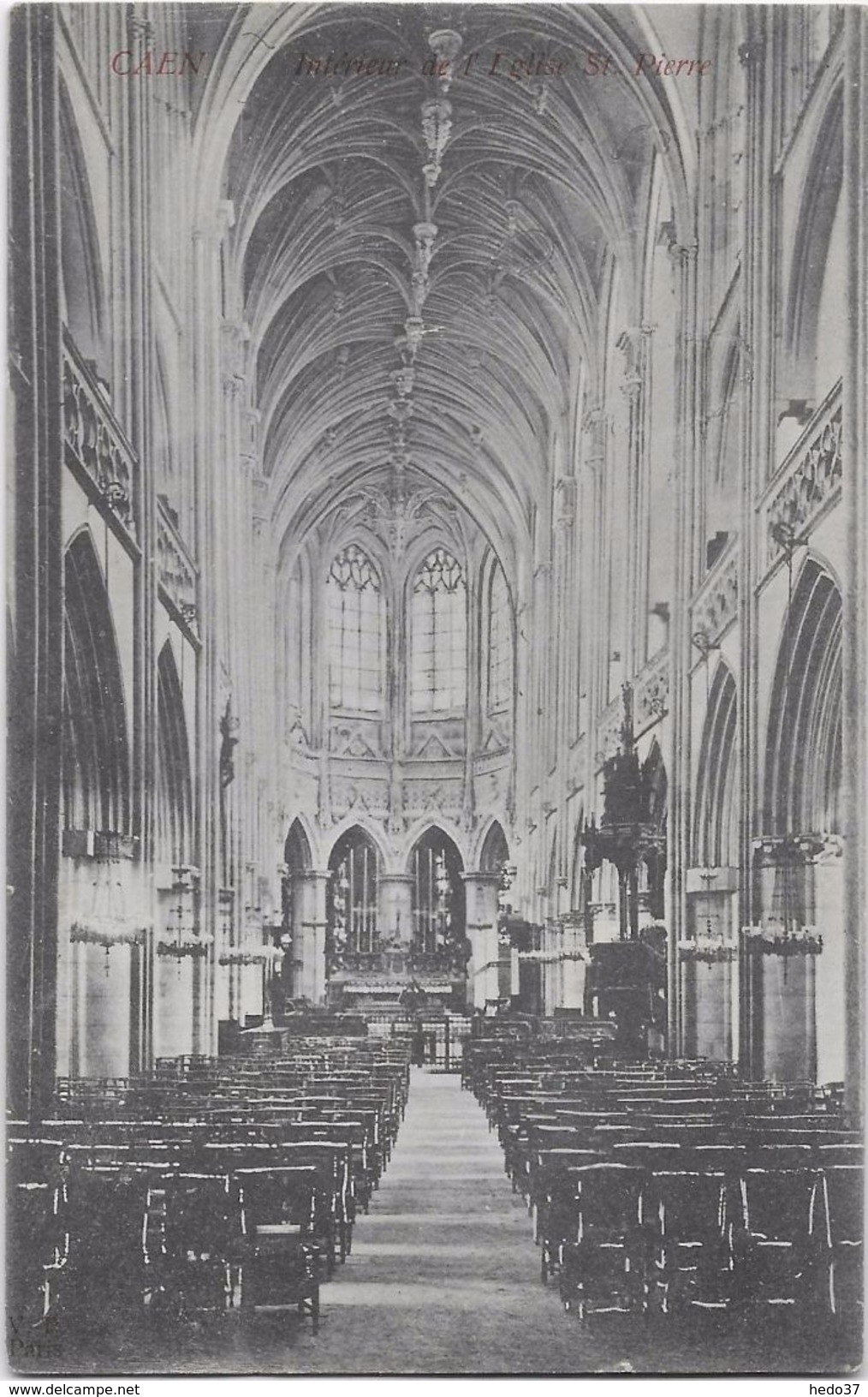 Caen - Intérieur de l'Eglise St Pierre