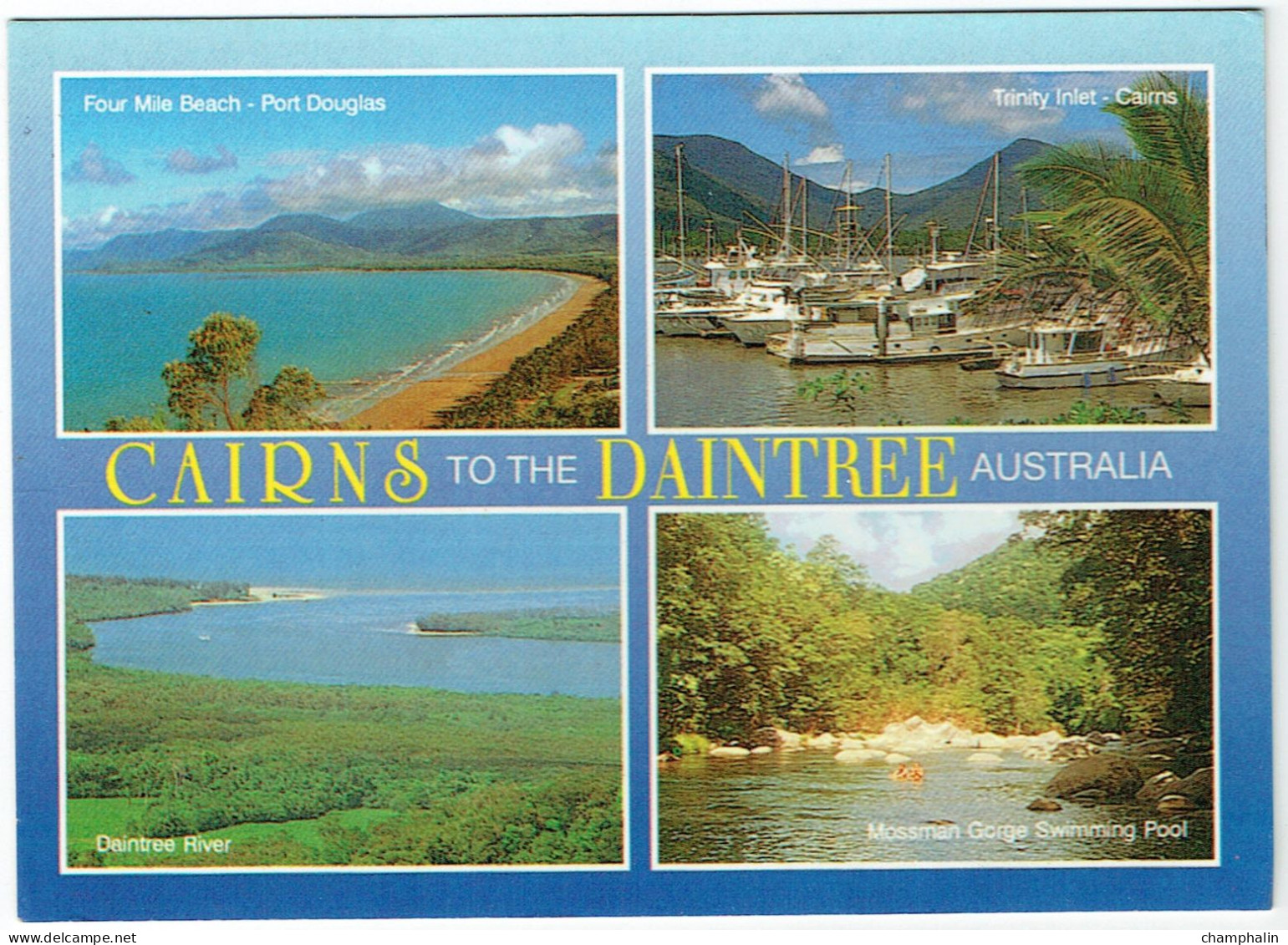 Cairns to the Daintree - Vues diverses - Four Mile Beach Port Douglas Trinity Inlet Mossman Gorge Swimming Pool River