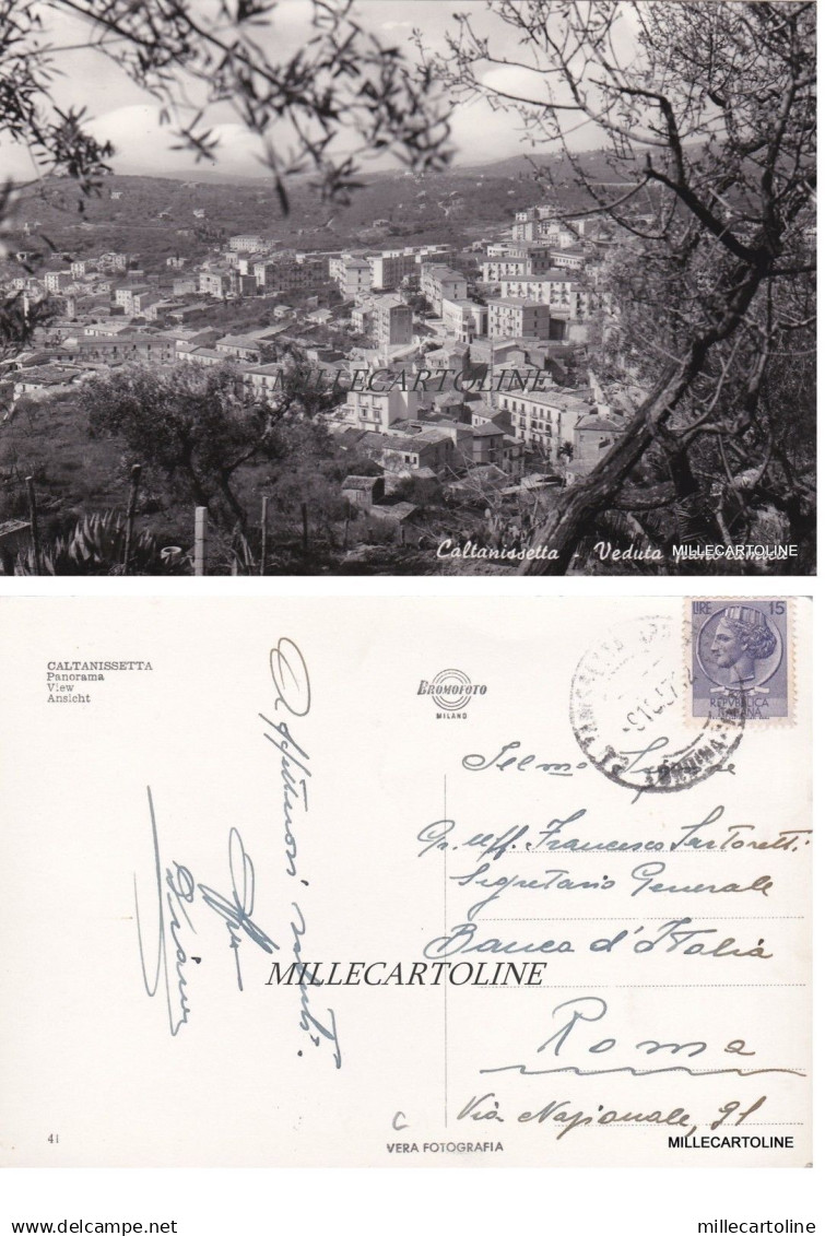 CALTANISSETTA: veduta panoramica   1957