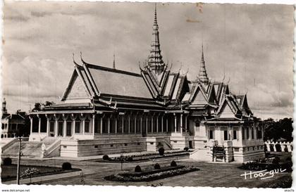 CPA AK CAMBODGE INDOCHINA - Phnom penh (Cambodge) salle du trone (190924)