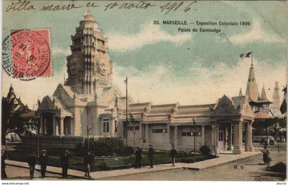 CPA AK Marseille - Palais du Cambodge - Exposition Coloniale CAMBODGE (1069042)