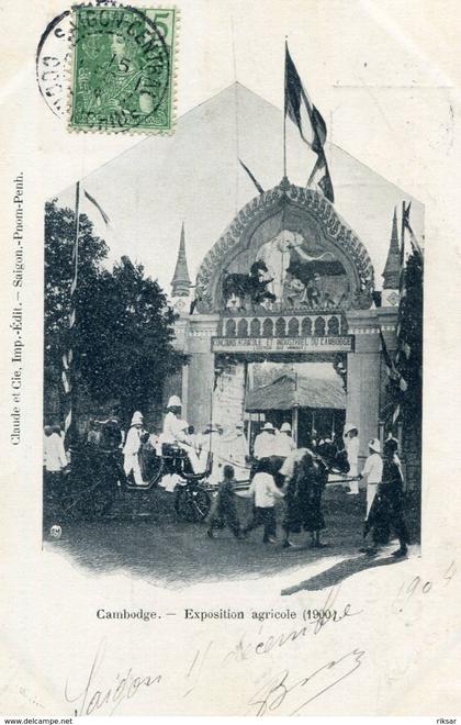 CAMBODGE(EXPOSITION AGRICOLE 1900)