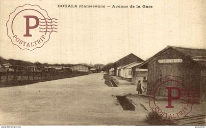 CAMERUN. CAMEROUN. DOUALA avenue de la gare