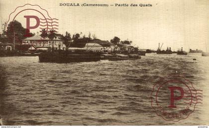 CAMERUN. CAMEROUN. DOUALA une partie des quais