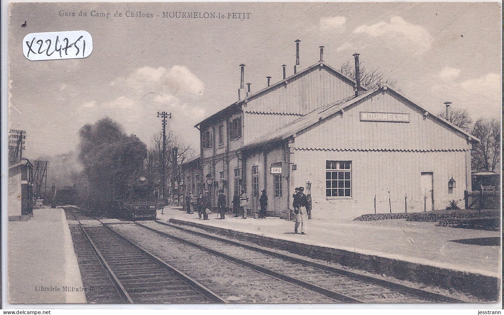 CAMP DE CHALONS- GARE DU CAMP DE CHALONS- MOURMELON-LE-PETIT