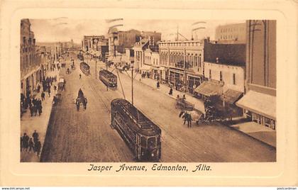 Canada - EDMONTON (AB) Jasper Avenue - Streetcar Tram - Publ. C. S. Co. W. 660