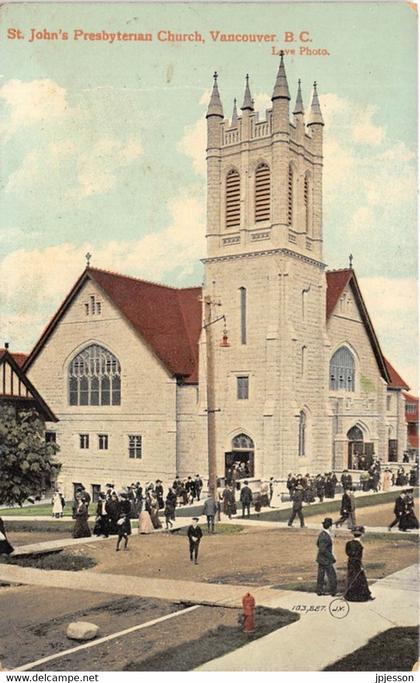 COLOMBIE BRITANNIQUE - SAINT JOHN'S PRESBYTERIAN CHURCH, VANCOUVER