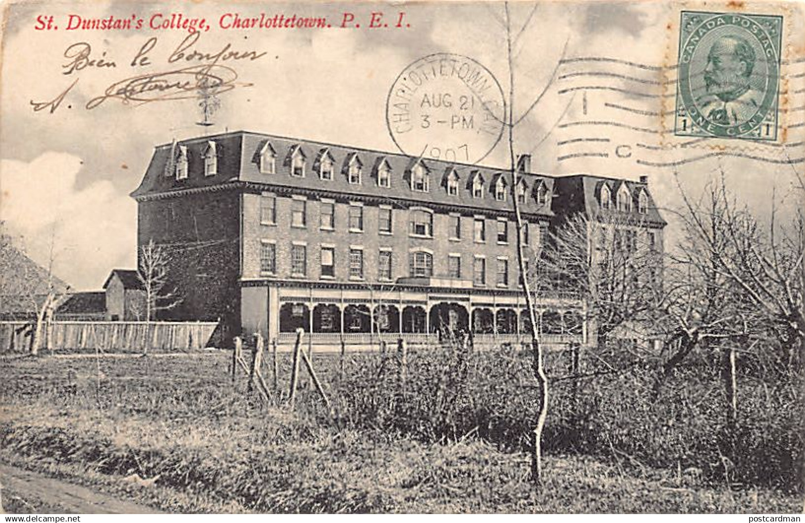 Canada - CHARLOTTETOWN (Prince Edward Island) St. Dunstan's College - Publ. unknown