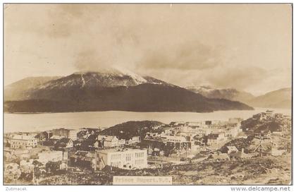 Prince Rupert BC - General view real photo postcard 1924