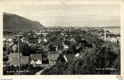 PC CANADA, PRINCE RUPERT BC, Vintage REAL PHOTO Postcard (b29583)