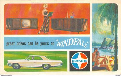 COLOMBIE BRITANNIQUE - PUBLICITE POUR ROYALITE "WINDFALL" AGENT, VANCOUVER - CARTE DESSINEE