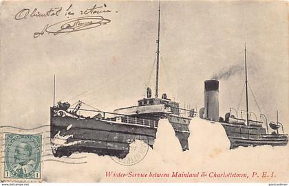 Canada - CHARLOTTETOWN (Prince Edward Island) Winter service between Mainland and Charlottetown - Publ. unknown