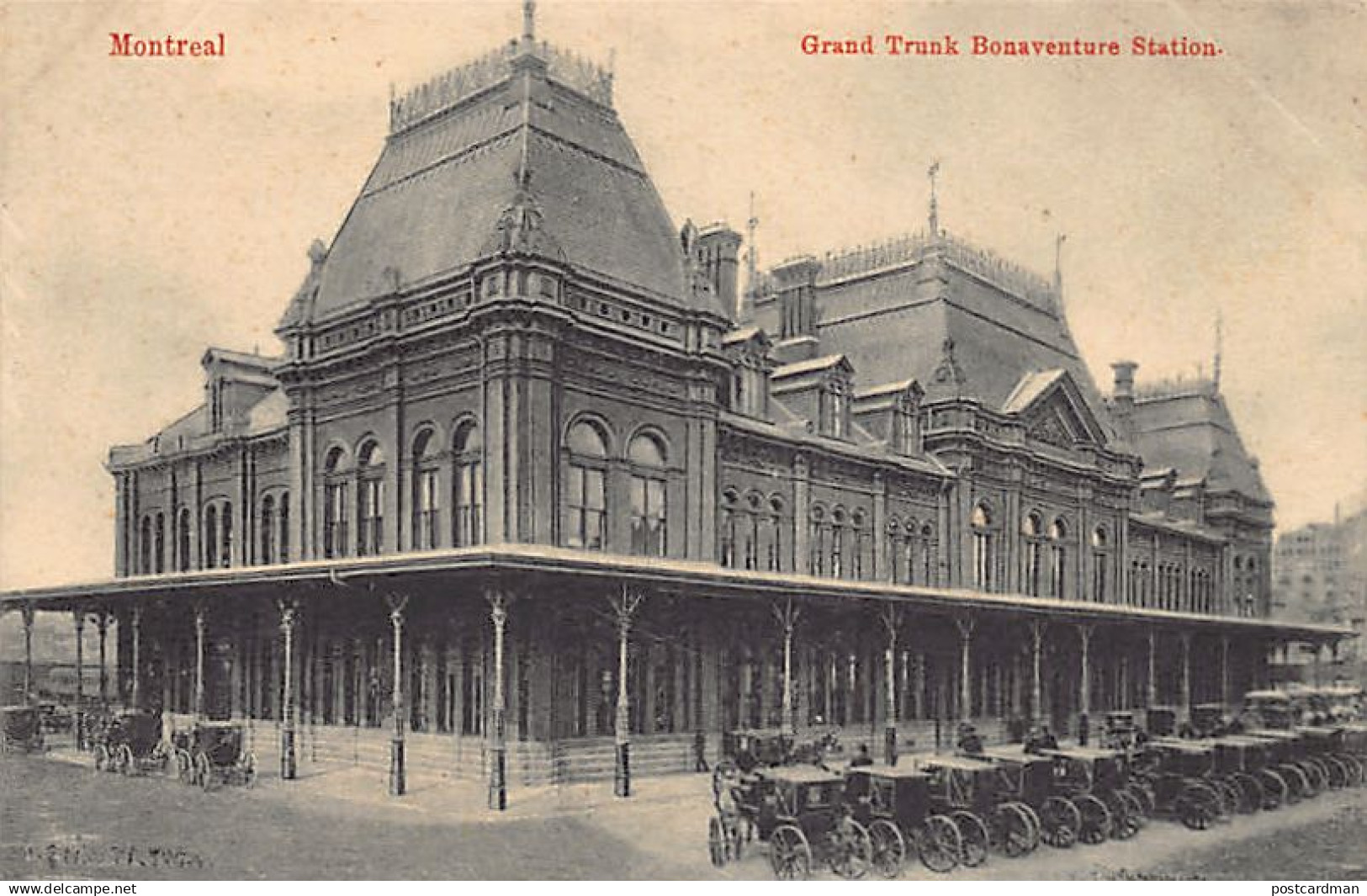 Canada - MONTREAL (QC) Grand Trunk Bonaventure Station - Ed. Montreal Import Co. 206