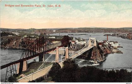 NOUVEAU BRUNSWICK - SAINT JOHN - BRIDGES AND REVERSIBLE FALLS