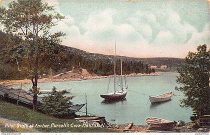 Canada - HALIFAX (NS) Pilot boats at anchor, Purcell's Cove